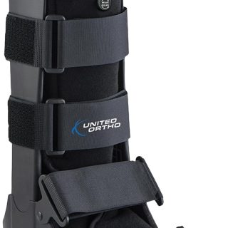 United Ortho Air Cam Walker Fracture Boot, Small, Black